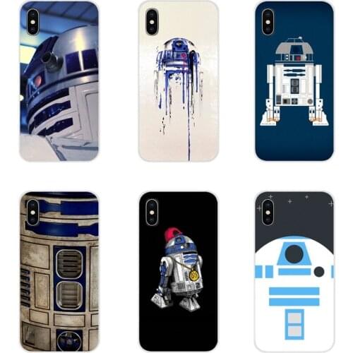 Accessories Phone Cases Covers For Apple iPhone X XR XS 11 12Pro MAX 4S 5S 5C SE 2020 6S 7 8 Plus ipod 5 6 R2D2 Moon