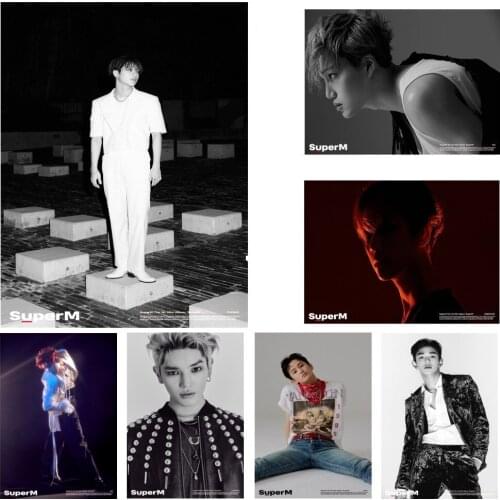 5D DIY Diamond Painting Hallyu SuperM First Album Full Diamond Embroidery Animal Home Decoration Cross Stitch Kits