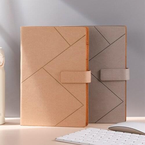 A5 Notebook Diary Schedule Pu Leather-proof Schedule Diary Journal Binder Cute School Supplies Creative Cover Macaron Notebook