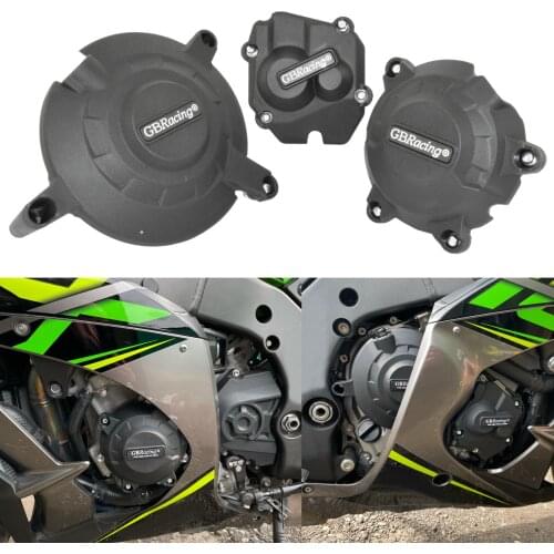GB Racing Engine Guard Stator Clutch Pulse Case Cover Slider Protector Set For KAWASAKI Ninja ZX10R ZX-10R 2011-2015 2016-2021
