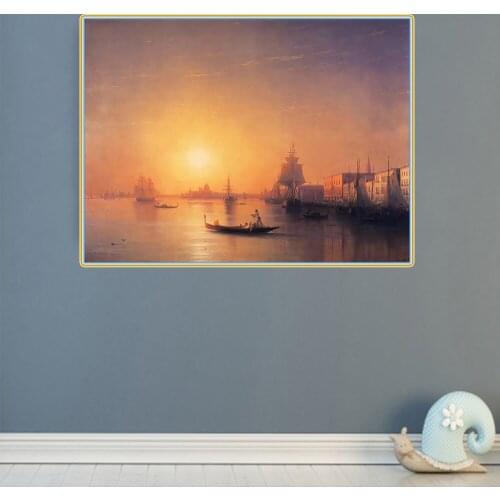 Holover Ivan Aivazovsky"Venice"Romanticism Seascape Canvas Oil Painting Poster Picture Aesthetic Wall Home Interior Decor