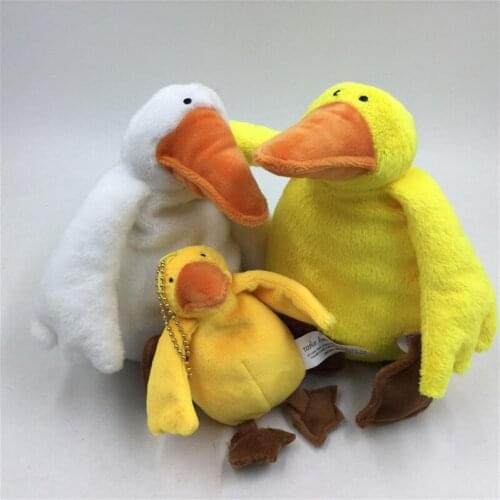 Movie Cartoon Duck Plush Toy Cute Animal Stuffed Dolls Key Chain Pendant