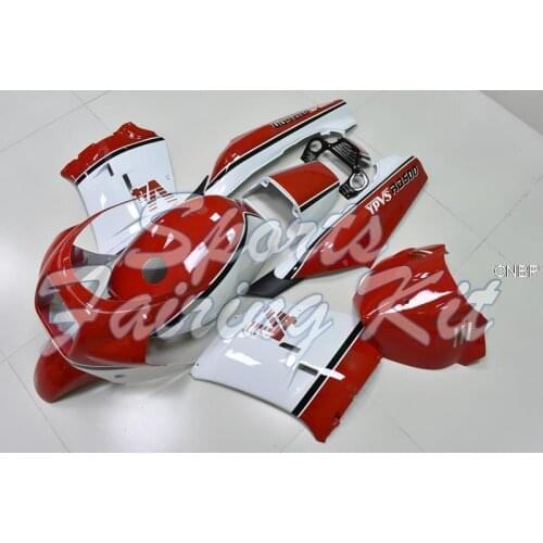 Body Kits for Yamaha RZV500 1985 White Red Fairings RD500LC 1985 Abs Fairing RD 500 LC 85