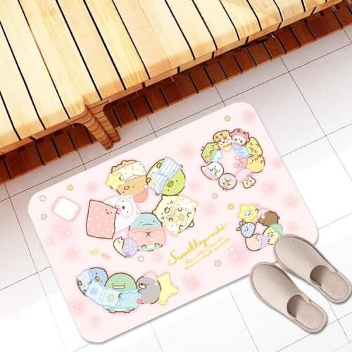 IVYYE 38x58CM Sumikko gurashi Anime Rug Decoration Mat Home Carpets Bedroom Floor Mats Bath Plush Rugs Doormat Gifts NEW