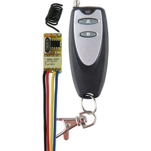 Mini Relay Switch DC 3.7V 4.2V 4.5V 5V 6V 7.4V 9V 12V Contact NO COM NC Remote ON OFF Wireless Switch Normall Closed Open