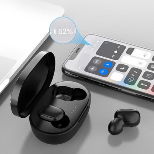 E6S TWS Earphone Ergonomic Design HIFI Sound Quality Ear Bub Stable Connection Wireless Bluetooth-compatible Ear Bub for Sport