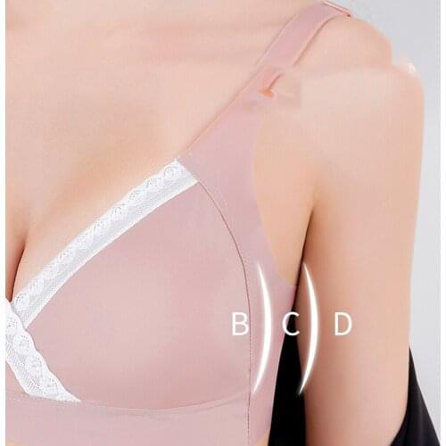 Pregnant Womens Breast-Feeding Underwear Special Bra For Pregnancy Gathered Anti Sagging Breast-Feeding Bra Thin In Summer
