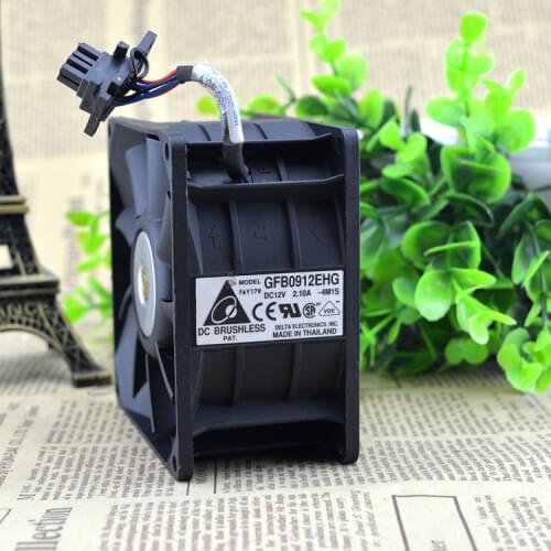 New original 9050 GFB0912EHG dual motor double-leaf car booster radiator violence fan 12V 2.10A