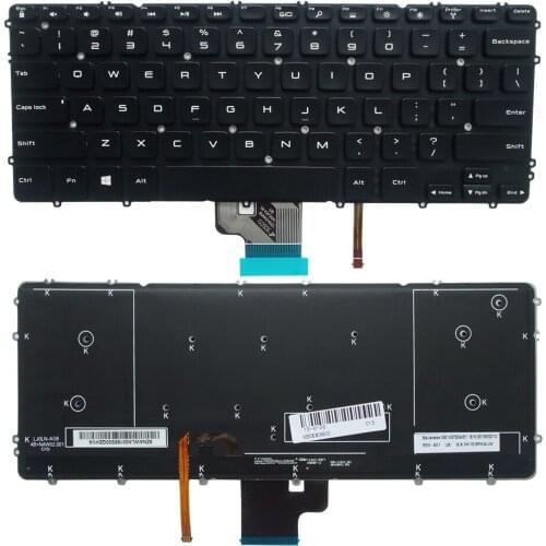 Original English Backlit Keyboard for DELL Precision M3800 XPS15 XPS 15-9530 15 9530 laptop US