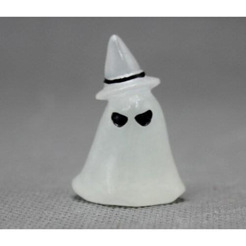 Gift 4Pcs/Set Delicate Halloween Luminous Figurine Toy Resin Statue Creative for Party