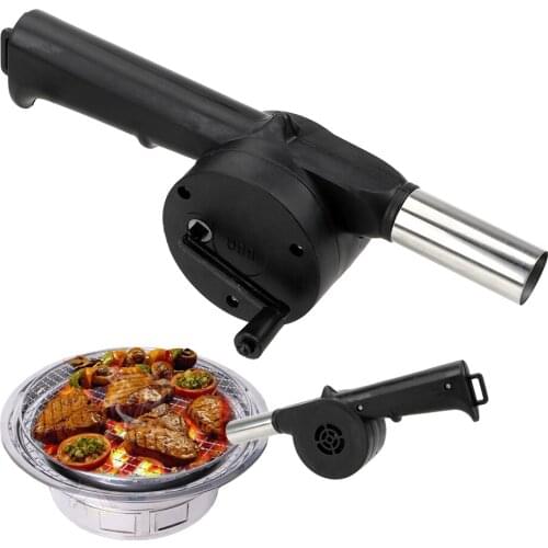 BBQ Tools Picnic Camping Accessories Portable Barbecue Fan BBQ Accessories Hand-cranked Air Blower Fire Bellows Tools