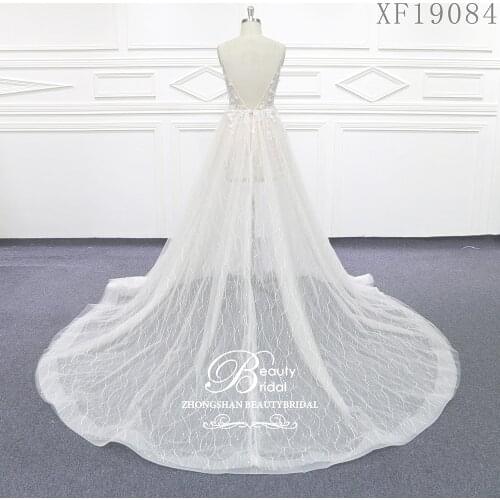 2020 Wedding Dresses Robe De Mariage Vestidos De Novia Custom Made With Lace Appliques Wedding Dress XF19084