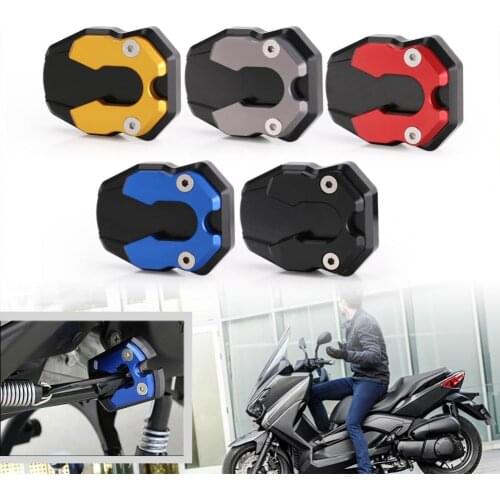 Kickstand Extension Pad Lightweight Anti-Slip Firm Side Stand Extension Pad for Yamaha Nmax155 2015-2016