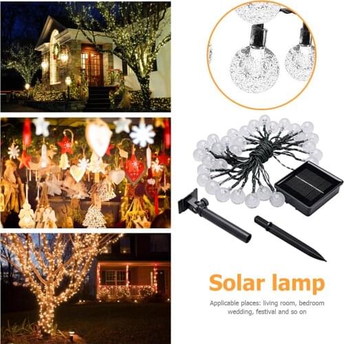 5m outdoor solar LED fairy light string Christmas wedding garden landscape decoration waterproof light outdoor garden decoration