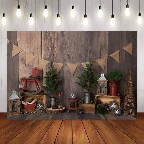 Photography backdrop newborn christmas wood floor photo shoot portrait background vinyl floor oil lamp pink tree newborn