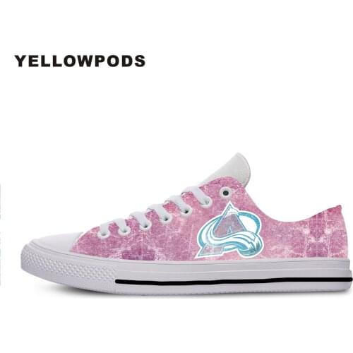 Shoes Woman White Platform Creative Design Ice Hocky Colorado Custom Drop Shipping Casual Avalanche Zapatos De Mujer Zapatillas