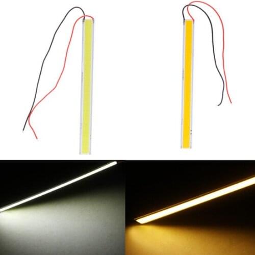 10PCS/LOT Ultra thin 5W LED COB 84 Chip Driving Running Light Lamp Bar Strip Auto Car Vehicle lighting Aluminum Panel
