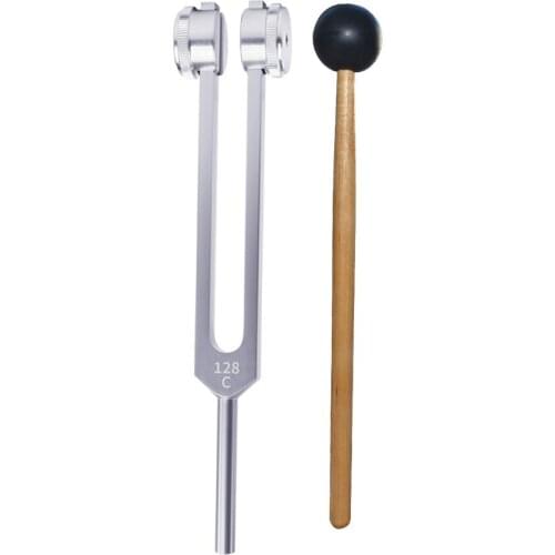 3 Pcs 128Hz Medical Neurological Tuning Fork Sets for Sound Healing Therapy Professional Tuning Medical Testing Fork