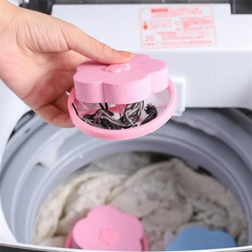 3pcs Reusable Washing Machine Floating Mesh Filter Bag Floating Pet Fur Catcher Hair Remover Tool For Washing Machine