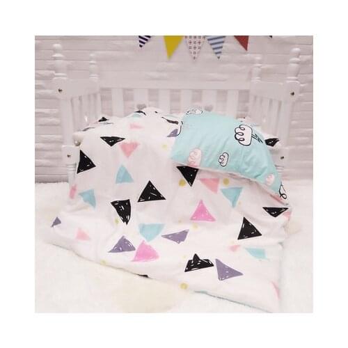 Promotion! 3PCS Duvet Cover/Pillow Cover/Sheet, baby bedding set 100% cotton curtain crib set baby cot sets