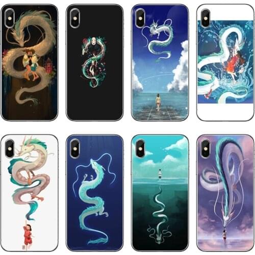 Accessories Phone Case spirited away haku dragon For Huawei P30 P20 Pro P10 P9 P8 Lite Y5 Y6 Y7 Y9 P Smart Plus 2018 2019