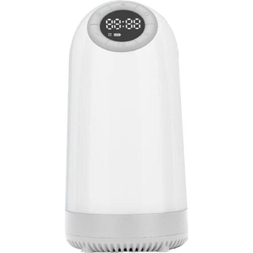 LED Night Light Wireless Bluetooth Speaker Household Bedside Table Lamp With Clock And Alarm Function Baby Bedside Night Light