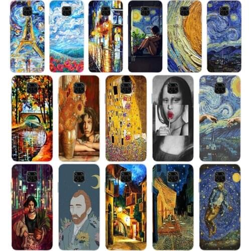 75 Van Gogh Art gift Soft Silicone Tpu Cover phone Case for Xiaomi Redmi 9 9A Note 9 9 Pro MI 9 SE Lite case
