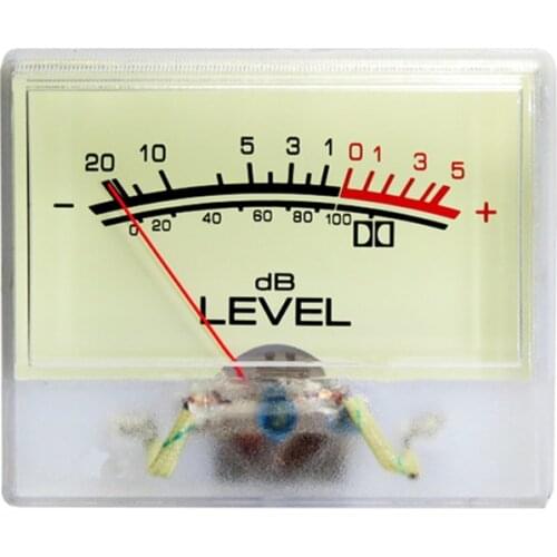 Archaistic LEVEL Meter Luminescent Level Meter Professional Pure Power Amplifier Head DB VU Head