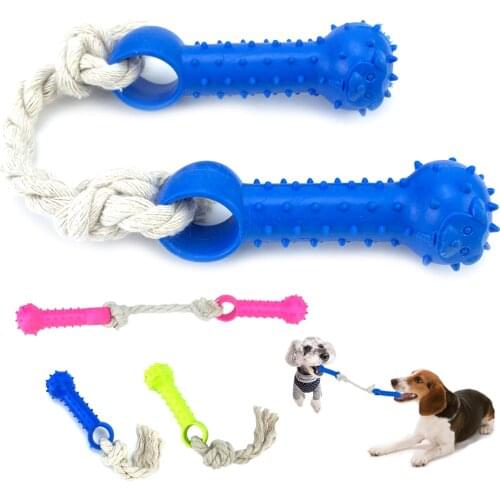 Double Interactive Dog Chew Toys Dogs Rubber Indestructible Dog Games Play Toy For Small Medium TPR Supplies Pets Accessories