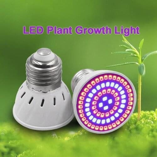 E27 MR16 GU10 Led bulb Grow Light 48 60 80Leds 9w 12w 15w led grow light full spectrum fitolampy Red Blue For Hydroponics System