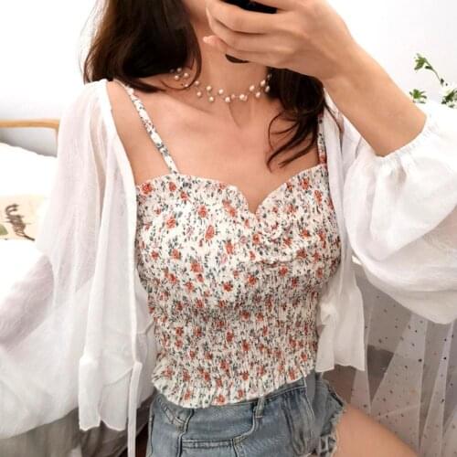 Elastic Leopard Print Top Camisole Women Lingerie Sexy Beauty Back Padded Bottoming Camisole singlet women female