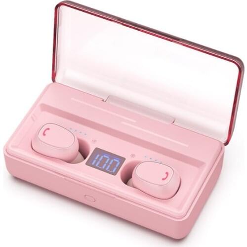 Headset Wireless Earphone Bluetooth Earphone Mini Sports Running In-ear Earphone with Charging Case Earphones Headset