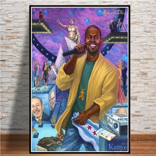 The Life Of Pablo Kanye West Canvas Painting Posters And Prints Wall Art Picture Vintage Hip Hop Star Decorative Home Decor