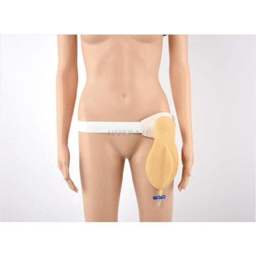 Bladder full cut their waist bags daily belt type urinary urine colostomy latex urine collection bags