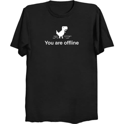 The Internet Is Broken Web Page Computer Dinosaur Men T-shirt Funny Shirt Programmer Geek Male T Shirts Internet Is Break