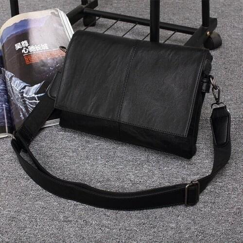 2020 new bag shoulder bag pu leather bag messenger bag business casual wild envelope bag