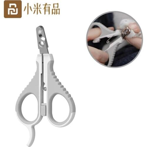 New Youpin Pawbby Pet Nail Clippers Stainless Steel Grooming Dog Nail Clippers Oblique Cats Nail Scissors With Lock For Pet Care