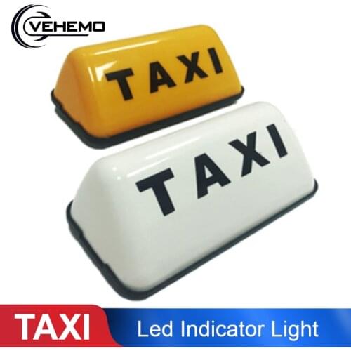 TAXI Led Indicator Light Sign LED Day Light Car Daytime Running Lights DC 12V 3W Auto Driving Roof Top Cab LED Sign Car Styling
