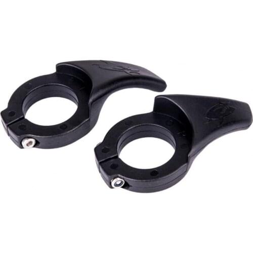 1 Pair Cycling Plastic Resin Bike Lock-on Horn Bicycle Deputy Vice Handlebar Bicycle Rest Handles for MTB Road Folding Bikes