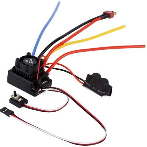 High quality Waterproof 80A RC Brushless ESC BEC Car Parts Electric Speed Controller with 5.5V 3A BEC for 1/10 RC Car Truck