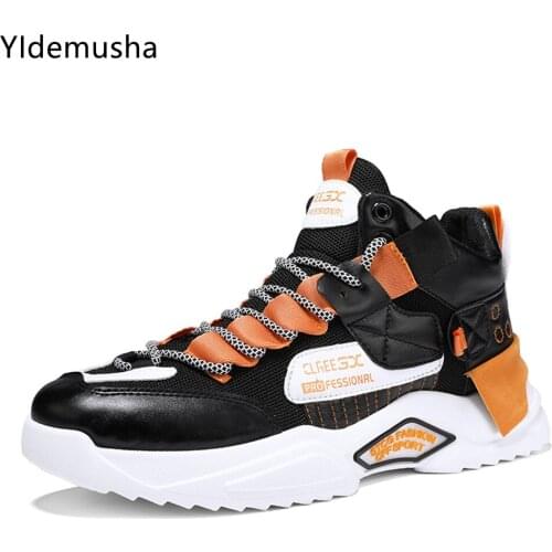 YIdemusha Men's High Top Sneakers