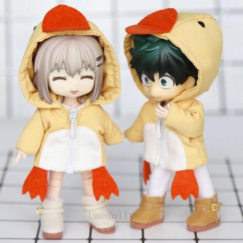 1PCS Obitsu 11 Dolls Cute Cartoon Duck Coat for OB11, Molly, 1/12BJD Doll Clothes Accessories
