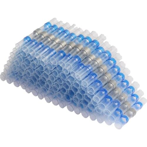 10/50 PCS Solder Seal Wire Connectors - Heat Shrink Solder Butt Connectors - Solder Connector Kit - Automotive Marine Insulated
