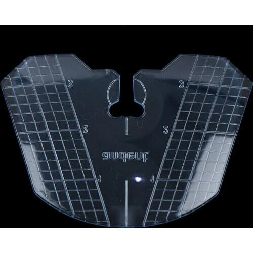 2pcs Dental Template Guide Plate Complete Denture False Teeth Arrangement For Dentist Laboratory