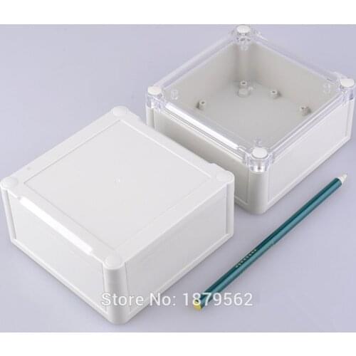 [2 styles] 120*120*55mm waterproof project box IP68 plastic electroinic case abs housing DIY junction box electrical outlet box