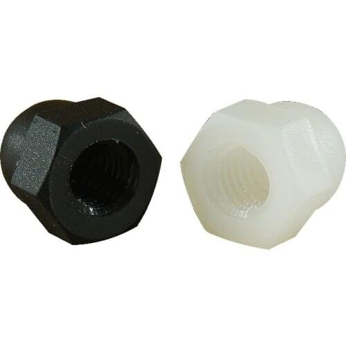 20-50Pcs DIN1587 M3 M4 M5 M6 M8 Nylon Cap Hex Nuts Decorative Dome Head Cover Semicircle Nut Plastic Acorn Nut