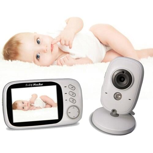 Nanny video 2.4GHz 3.2inch LCD Display Wireless Baby Monitor Video with Night Vision Baby Phone Audio Monitor Electronic Nanny
