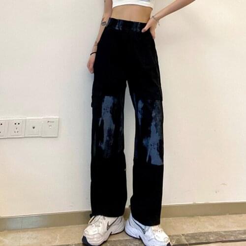 Harajuku Pants cyber y2k Fashion Japanese Pattern Hip Hop Wide Leg Pants Women Men Casual Streetwear Elastic Waist Jogger Pants