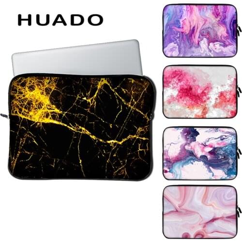 Marble pattern laptop sleeve case for 15" 15.6 17inch 13"14"12"notebook bag for men women pouch for surface pro/asus/mi pro/dell