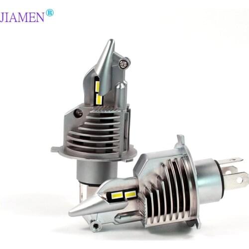 JIAMEN 2PCS H4 LED Car Headlight 3000K 6000K Canbus Light 12V 24V Led H4 Car headlight Bulbs 72W 8000LM Auto Motor Headlight